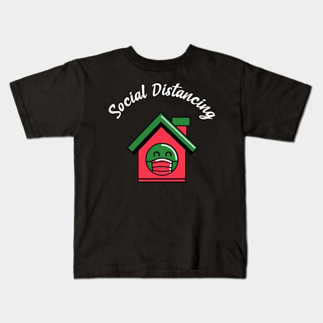 Social Distancing Kids T-Shirt by Istanbul